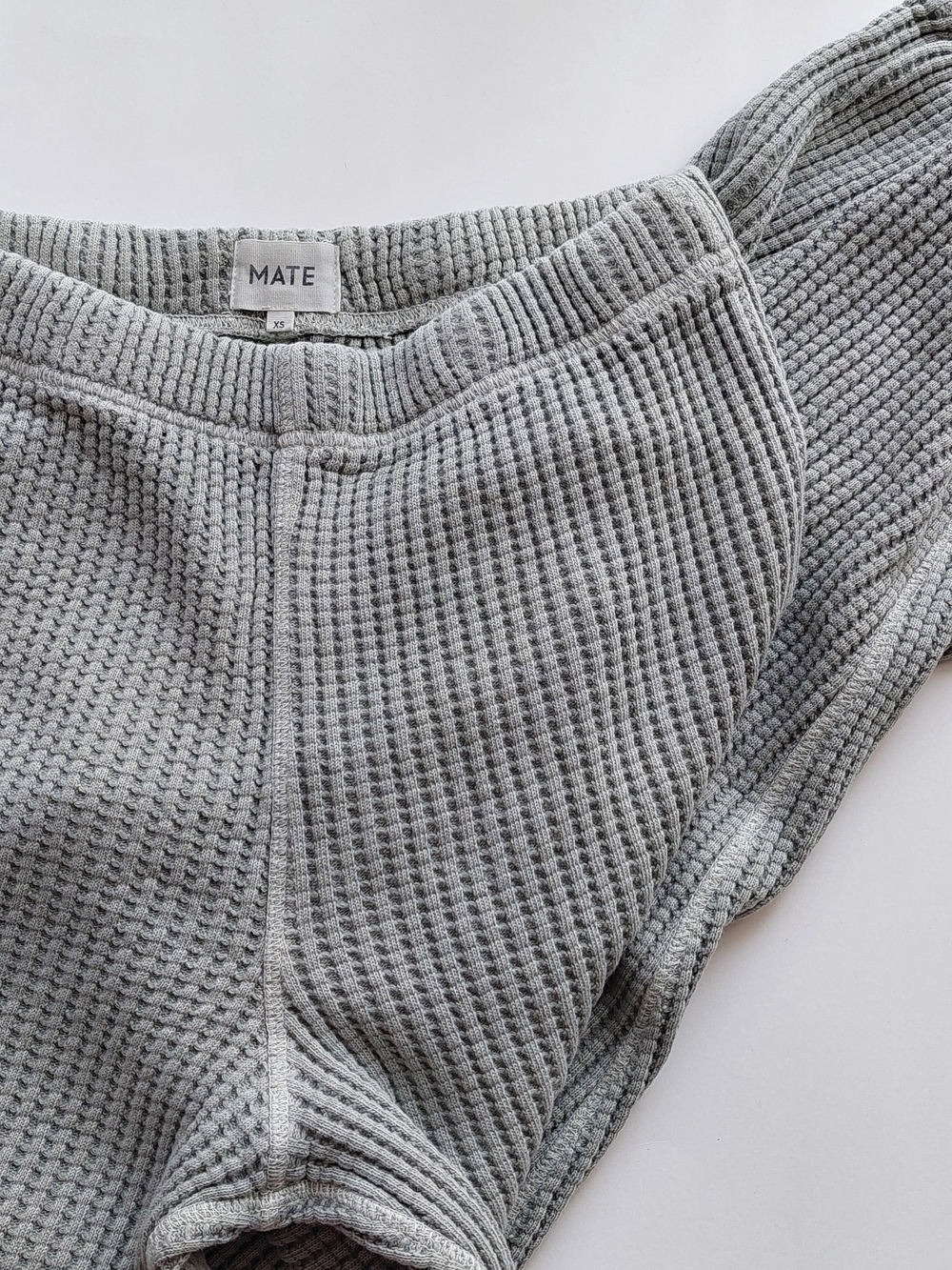 Mate The Label Organic Fleece Relaxed Pocket Sweatpants Gray Joggers SZ XS